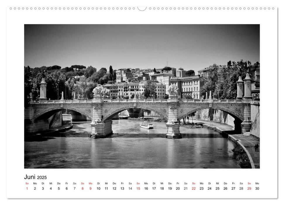 ROM Monochrom (CALVENDO Premium Wandkalender 2025)