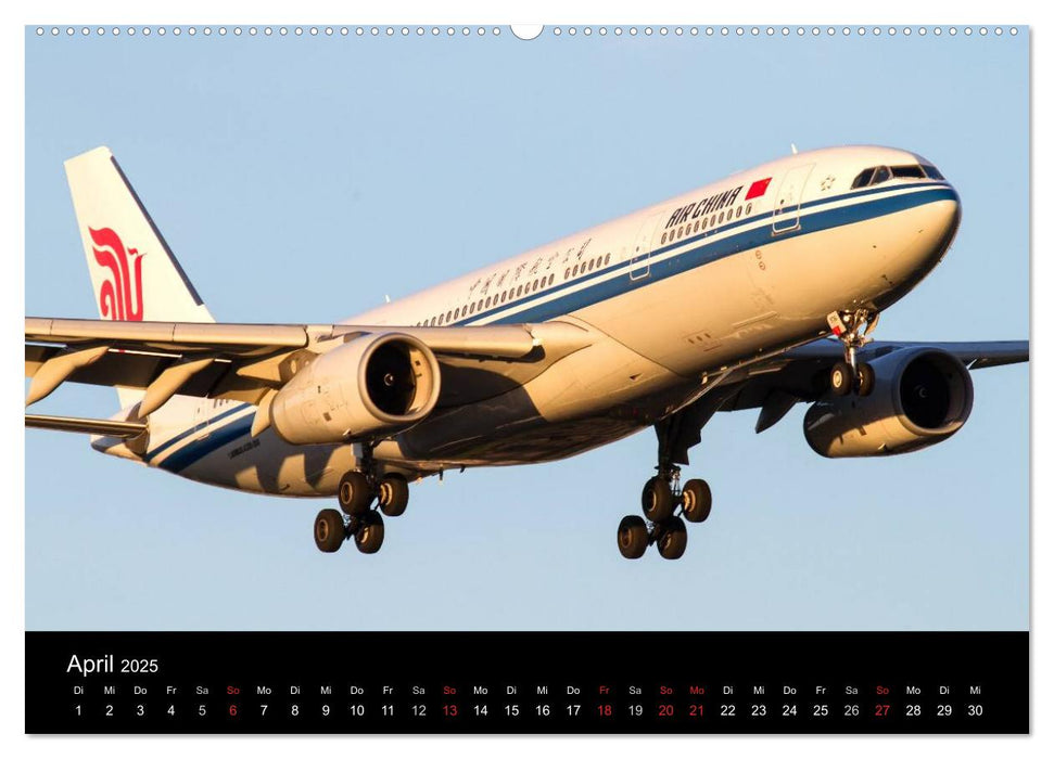 Schönheit der Flugzeuge (CALVENDO Premium Wandkalender 2025)