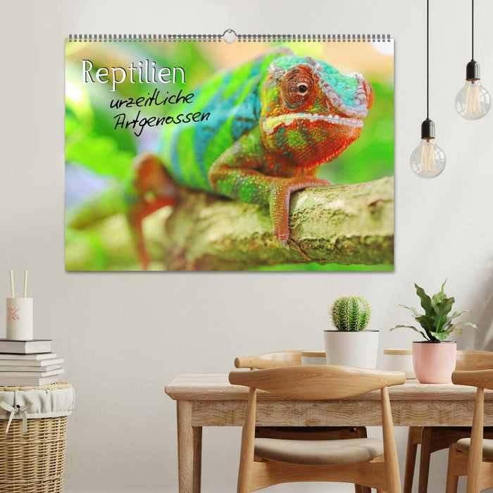 Reptilien urzeitliche Artgenossen (CALVENDO Wandkalender 2025)