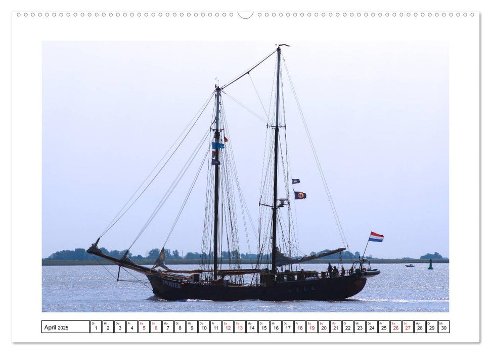 Windjammer - Bremerhaven (CALVENDO Premium Wandkalender 2025)