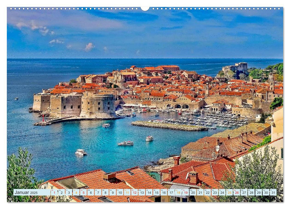 Dubrovnik - Paradies auf Erden (CALVENDO Premium Wandkalender 2025)