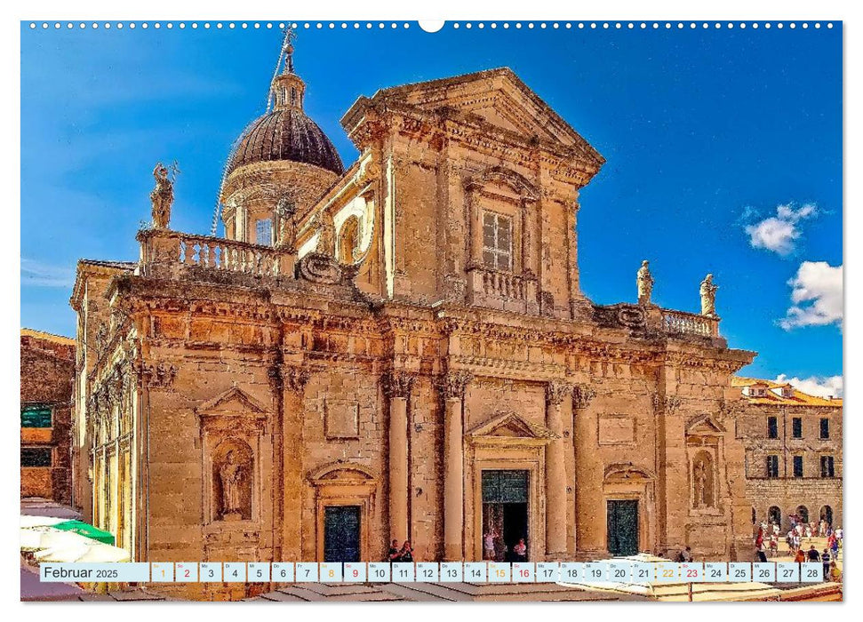 Dubrovnik - Paradies auf Erden (CALVENDO Premium Wandkalender 2025)