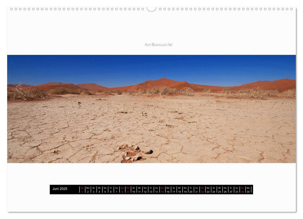 Namibia - Panoramen (CALVENDO Premium Wandkalender 2025)