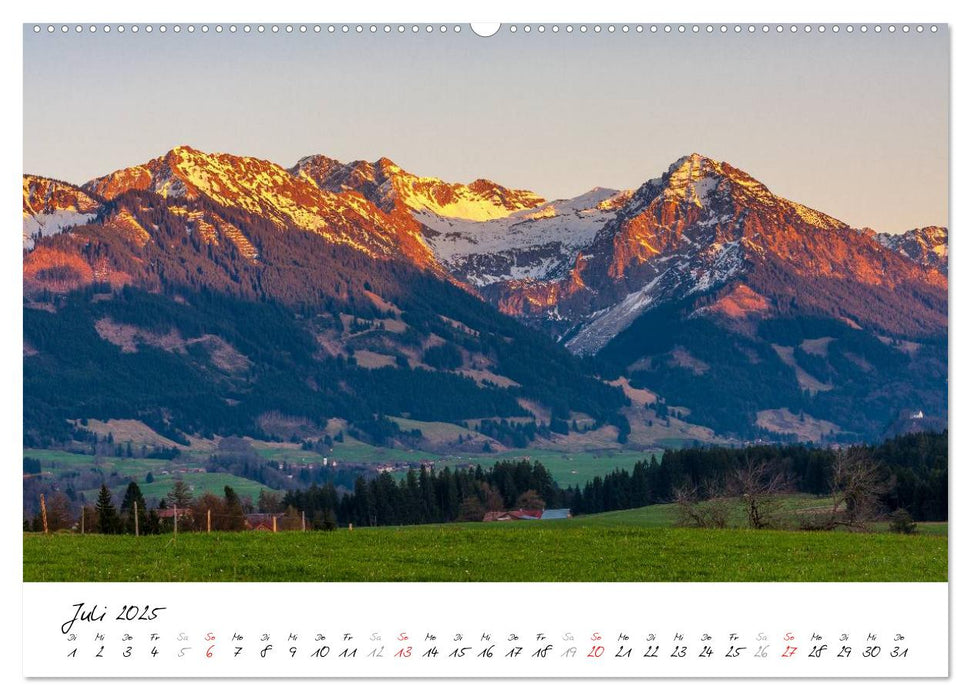 Erlebnis Oberallgäu (CALVENDO Premium Wandkalender 2025)