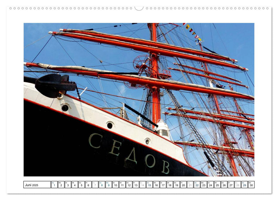 Segelspektakel in Bremerhaven. Die Sail (CALVENDO Wandkalender 2025)