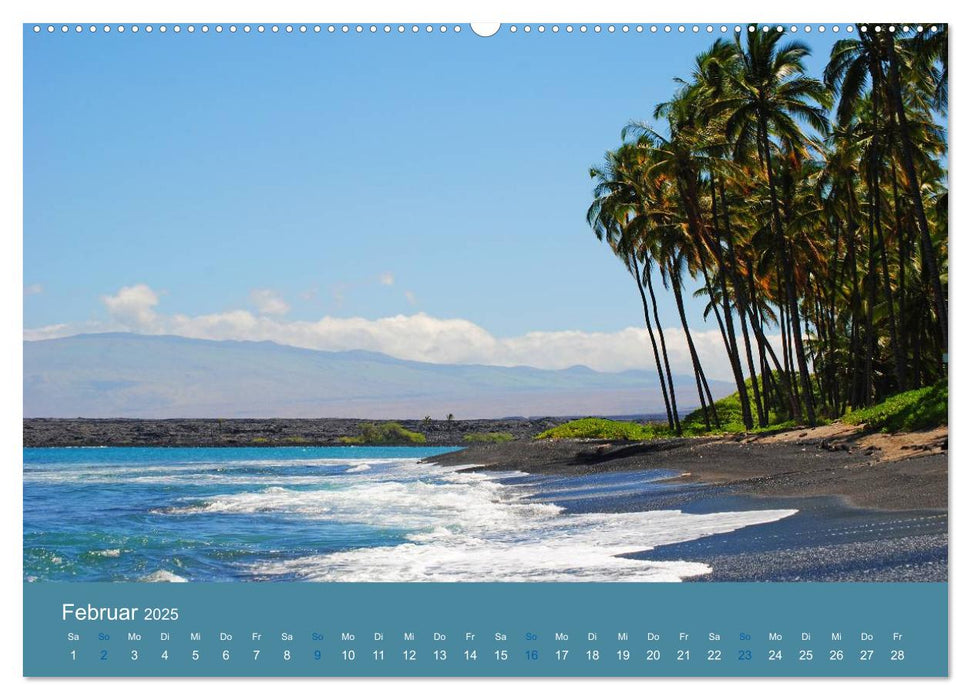 Hawaii Paradies auf Erden (CALVENDO Premium Wandkalender 2025)