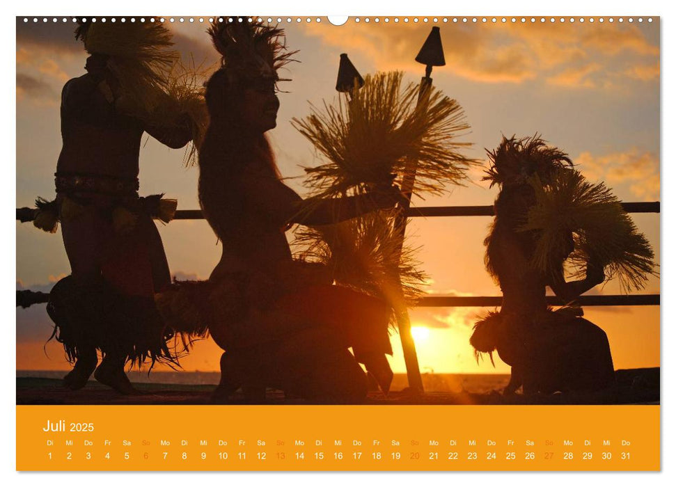 Hawaii Paradies auf Erden (CALVENDO Premium Wandkalender 2025)