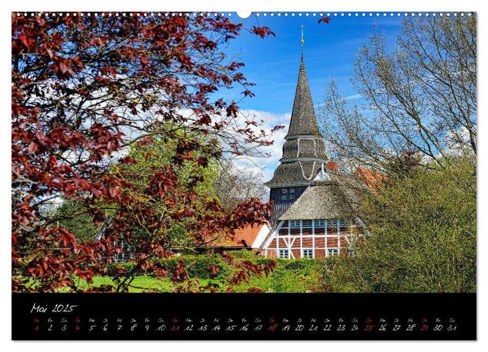 Vier- und Marschlande Hamburgs grüner Südosten (CALVENDO Premium Wandkalender 2025)