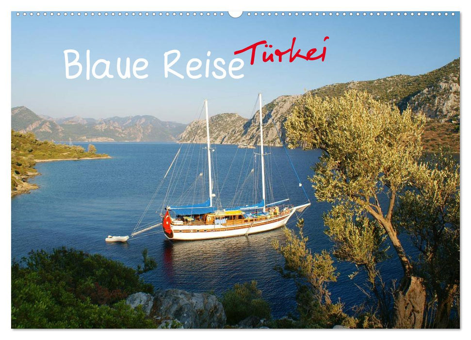 Blaue Reise Türkei (CALVENDO Wandkalender 2025)