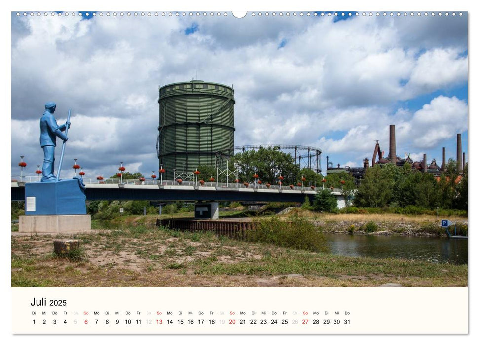 Völklingen. Im Schatten des Weltkulturerbes (CALVENDO Premium Wandkalender 2025)