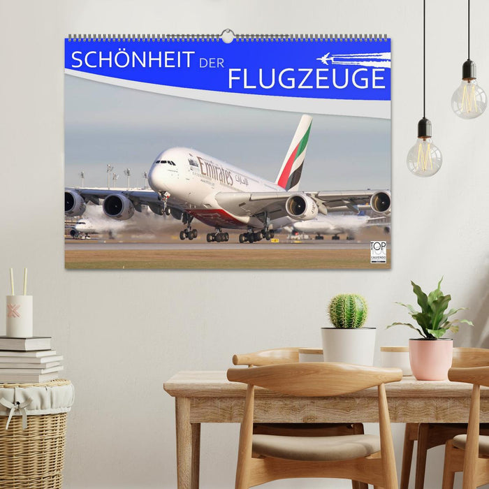 Schönheit der Flugzeuge (CALVENDO Wandkalender 2025)