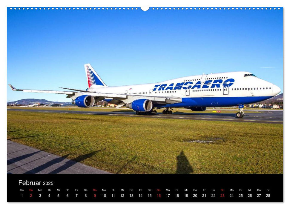 Schönheit der Flugzeuge (CALVENDO Wandkalender 2025)