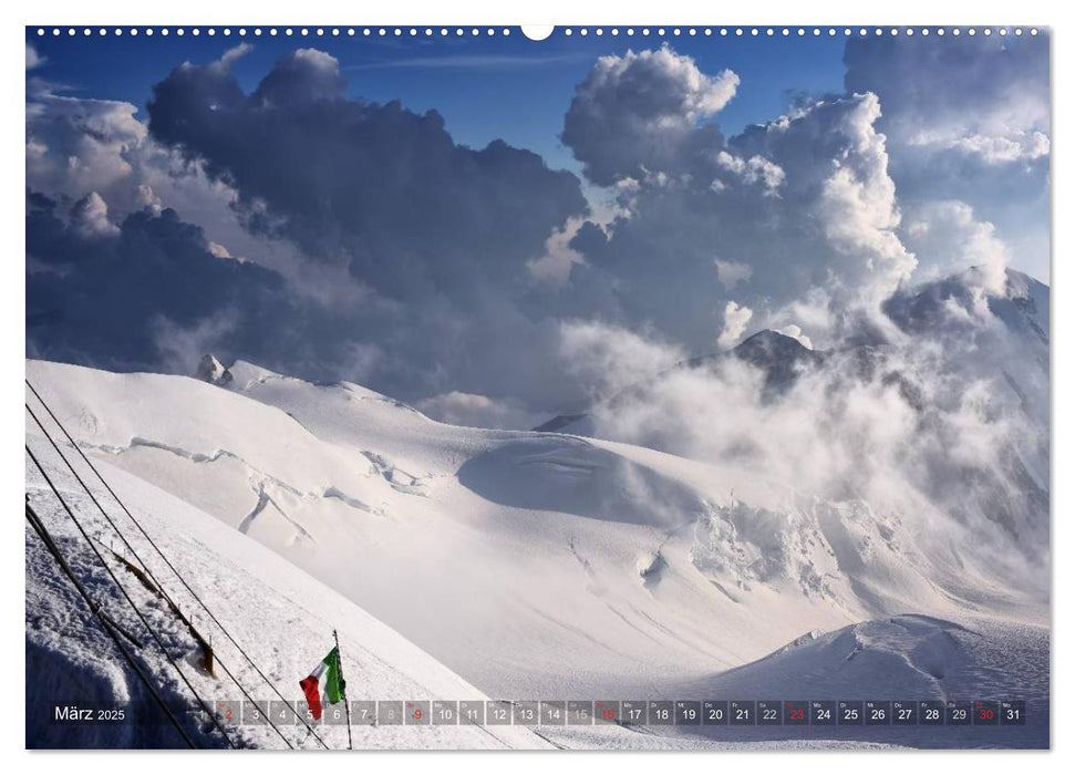 Monte Rosa (CALVENDO Premium Wandkalender 2025)
