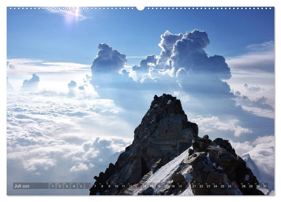 Monte Rosa (CALVENDO Premium Wandkalender 2025)