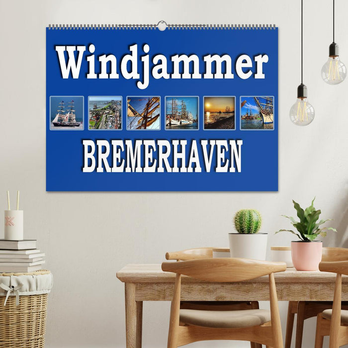 Windjammer - Bremerhaven (CALVENDO Wandkalender 2025)