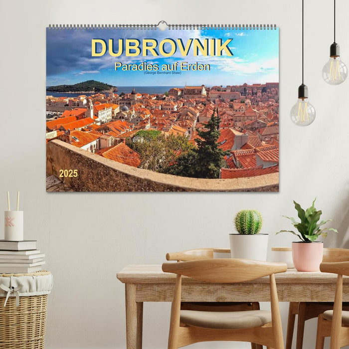 Dubrovnik - Paradies auf Erden (CALVENDO Wandkalender 2025)