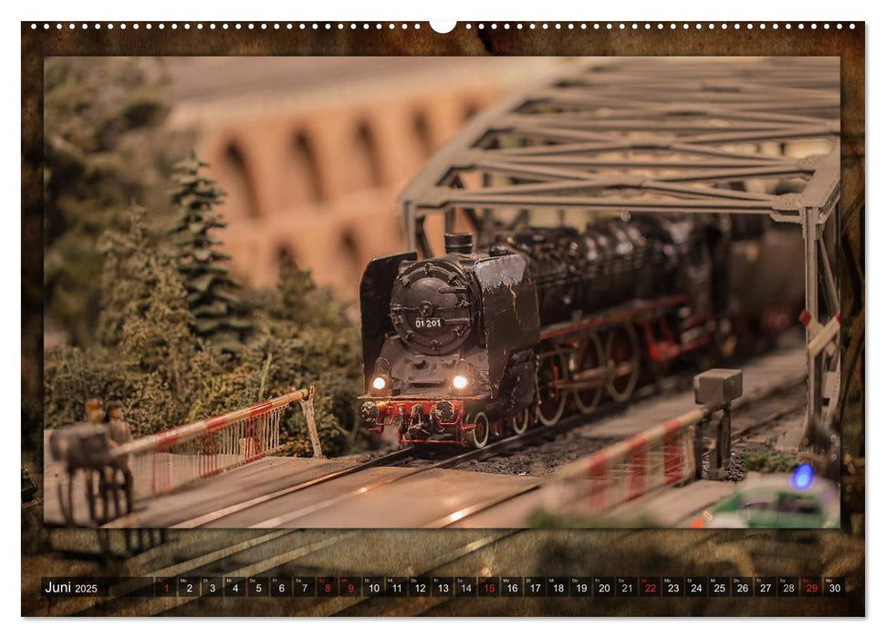 Modellbahn Gut Eversum (CALVENDO Premium Wandkalender 2025)