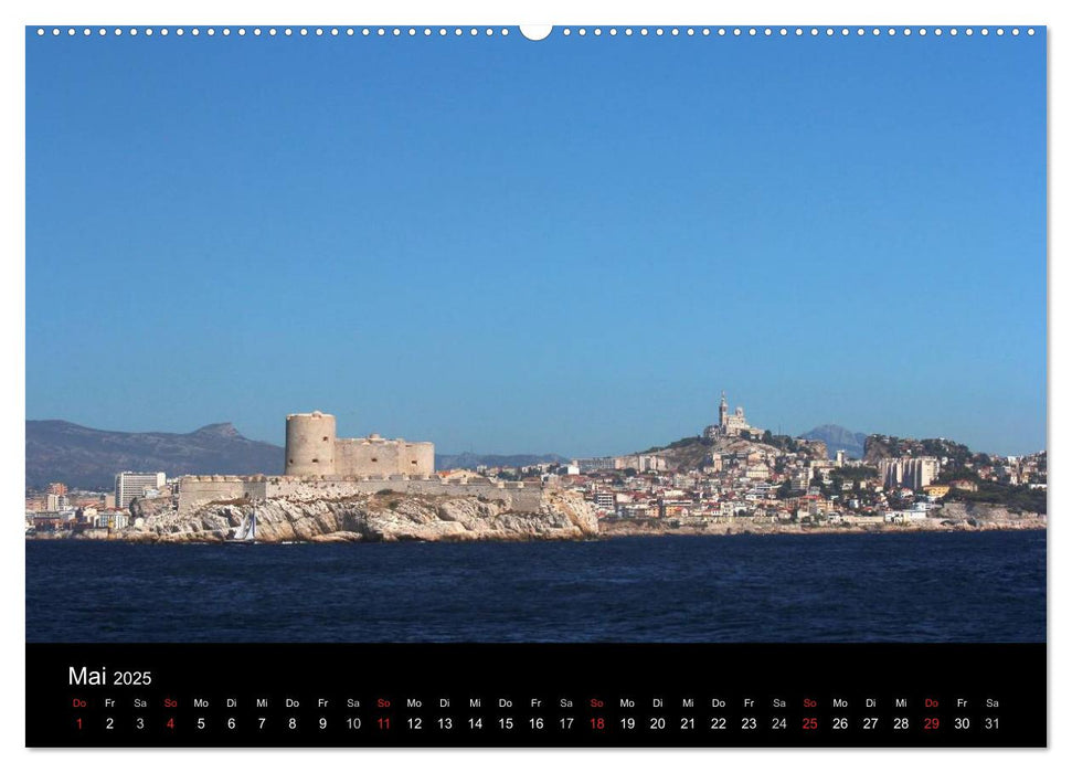 MARSEILLE - Die Hafenmetropole an der Côte d'Azur (CALVENDO Wandkalender 2025)