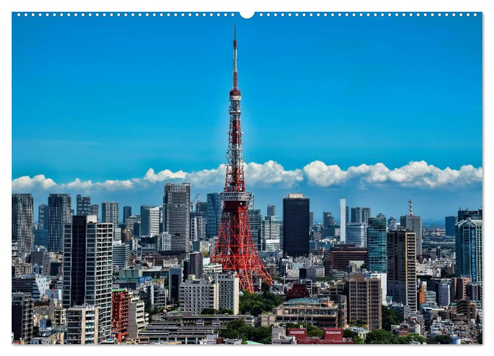 Tokio - Hightech und Menschenmassen (CALVENDO Wandkalender 2025)