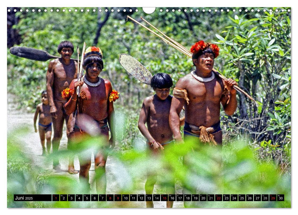 XINGU - Fluss der Menschenwesen (CALVENDO Wandkalender 2025)