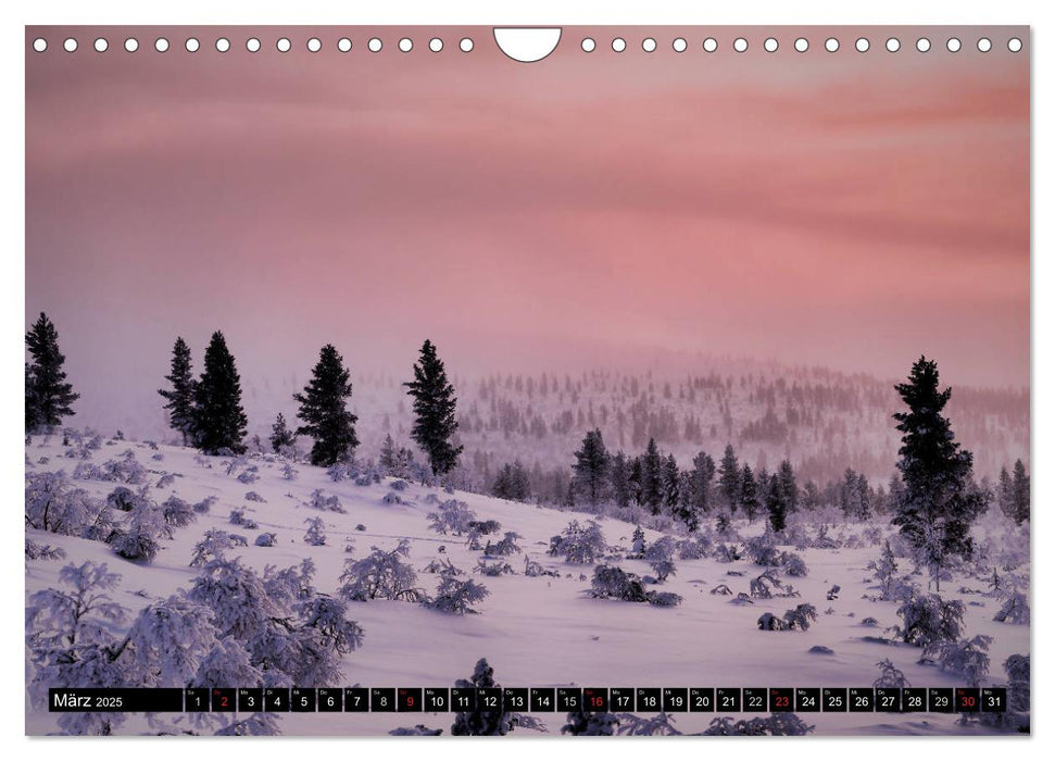 Wunderschönes Finnisch - Lappland (CALVENDO Wandkalender 2025)