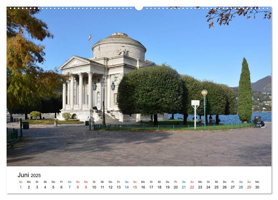 Como - Seidenmetropole am Comer See (CALVENDO Premium Wandkalender 2025)