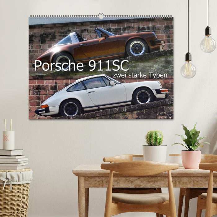 Porsche 911SC - zwei starke Typen (CALVENDO Wandkalender 2025)