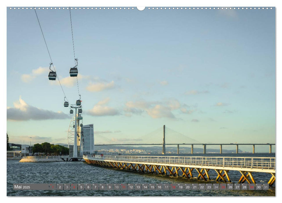 Metropole Lissabon (CALVENDO Premium Wandkalender 2025)