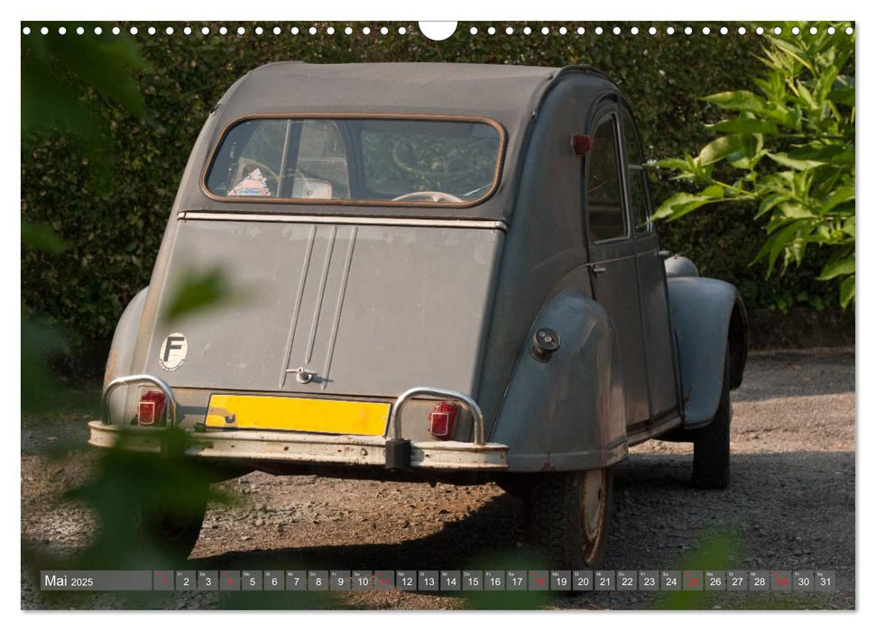 Citroën 2CV Alte Liebe rostet nicht (CALVENDO Wandkalender 2025)