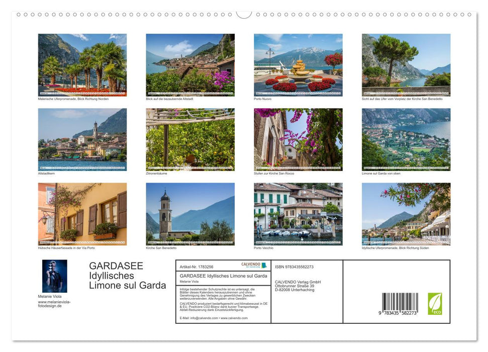 GARDASEE Idyllisches Limone sul Garda (CALVENDO Premium Wandkalender 2025)