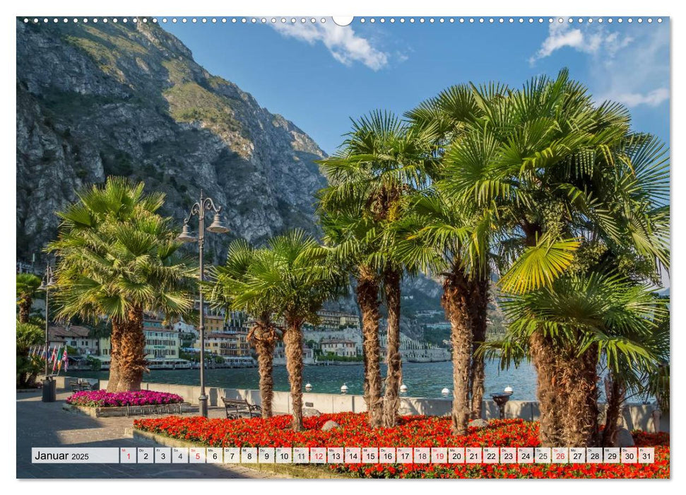 GARDASEE Idyllisches Limone sul Garda (CALVENDO Premium Wandkalender 2025)