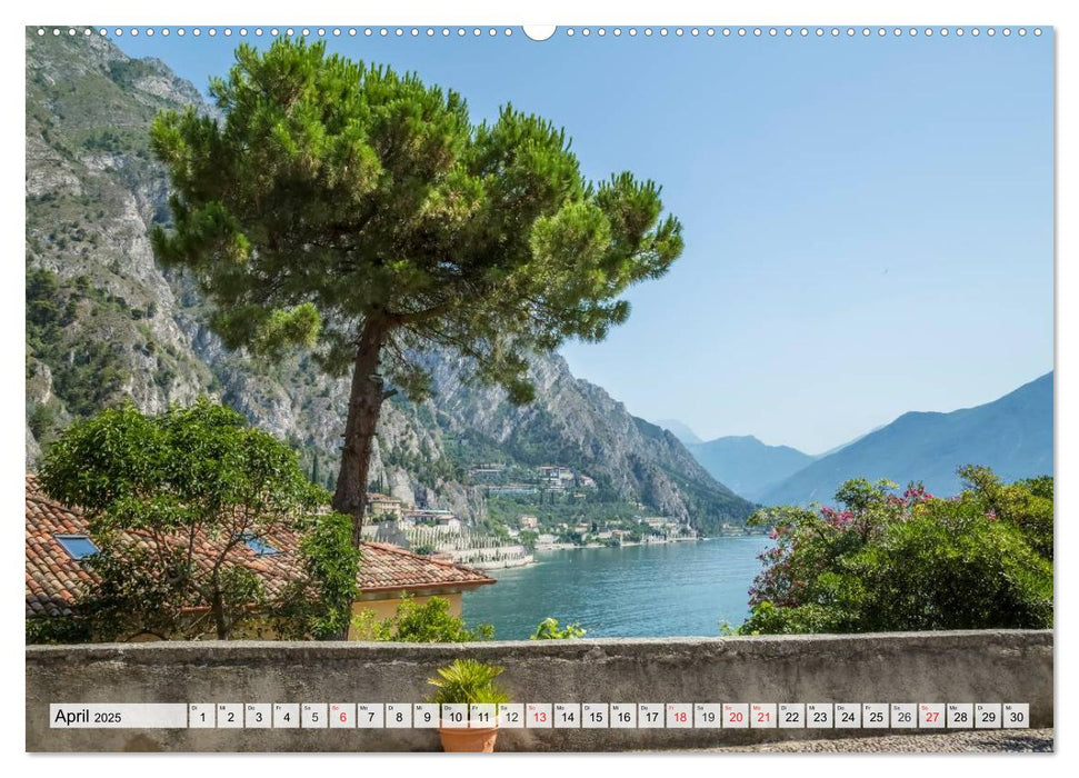 GARDASEE Idyllisches Limone sul Garda (CALVENDO Premium Wandkalender 2025)