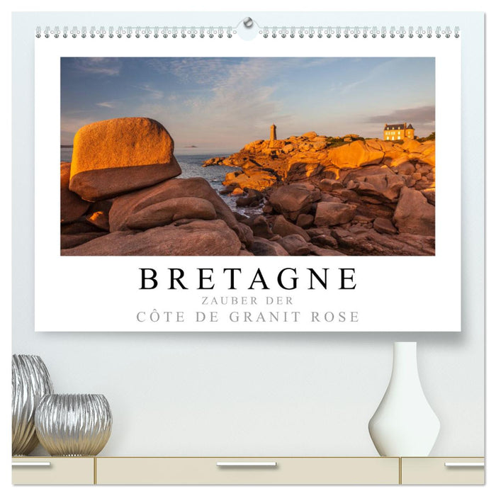 Bretagne - Zauber der Côte de Granit Rose (CALVENDO Premium Wandkalender 2025)