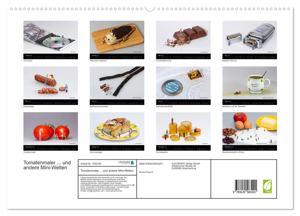 Tomatenmaler ... und andere Mini-Welten (CALVENDO Wandkalender 2025)