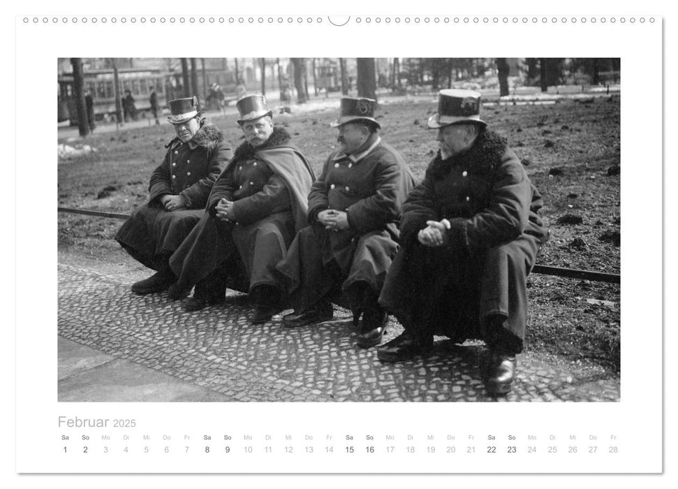 Leben in Berlin - Die Kaiserzeit (CALVENDO Wandkalender 2025)