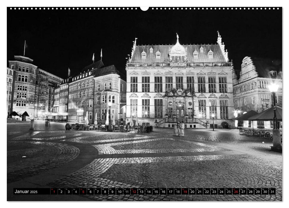 Historisches Bremen (CALVENDO Premium Wandkalender 2025)