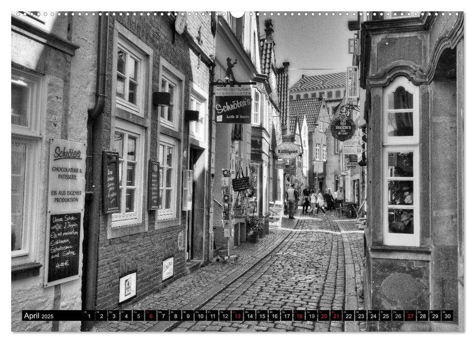 Historisches Bremen (CALVENDO Premium Wandkalender 2025)