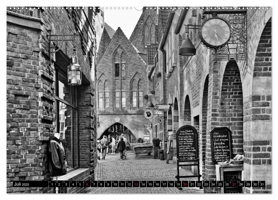 Historisches Bremen (CALVENDO Premium Wandkalender 2025)