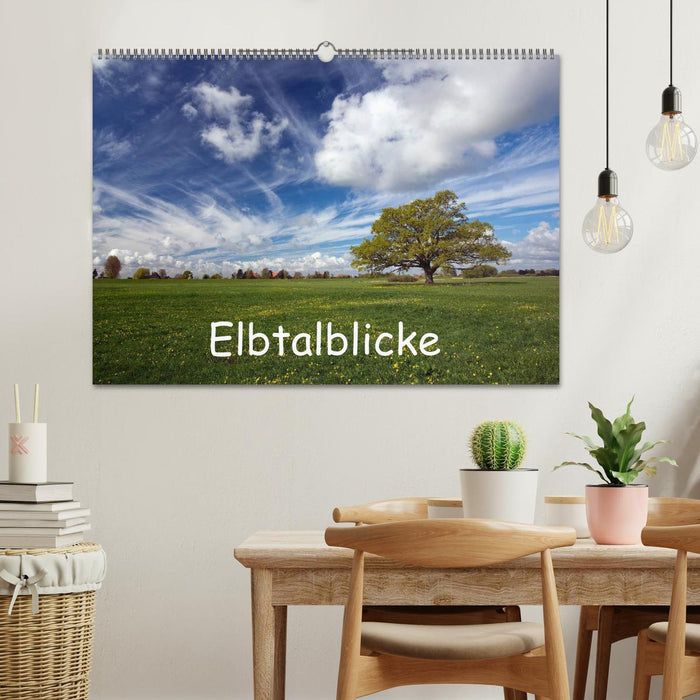 Elbtalblicke (CALVENDO Wandkalender 2025)