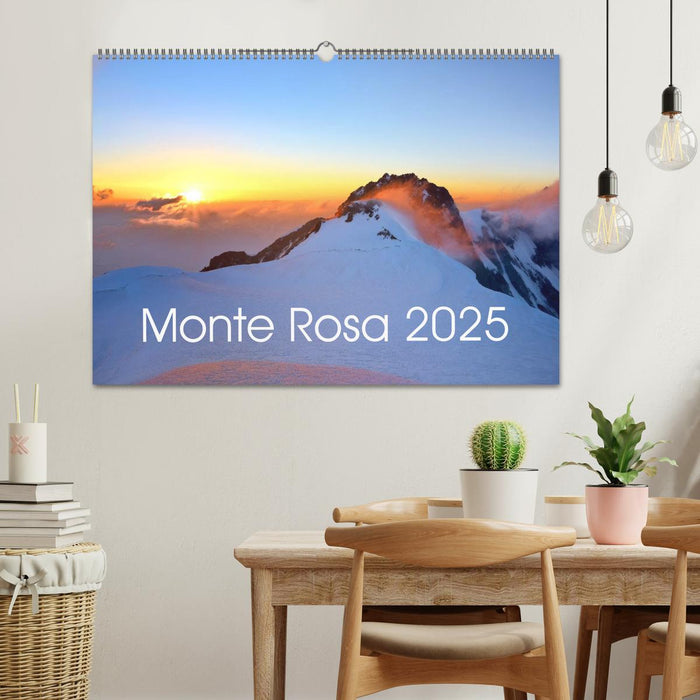 Monte Rosa (CALVENDO Wandkalender 2025)