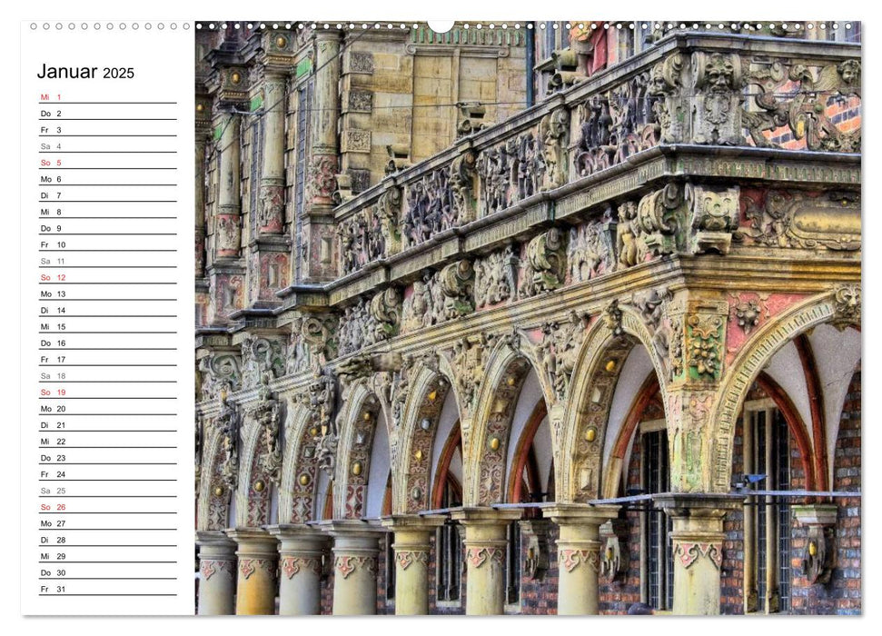 Bremen ganz nah (CALVENDO Premium Wandkalender 2025)