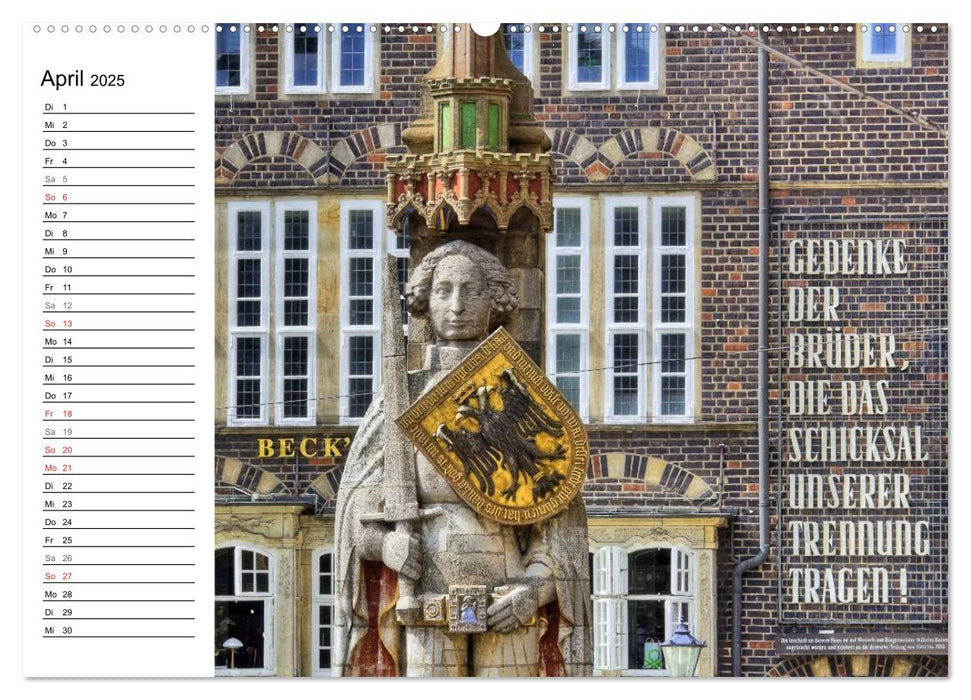 Bremen ganz nah (CALVENDO Premium Wandkalender 2025)