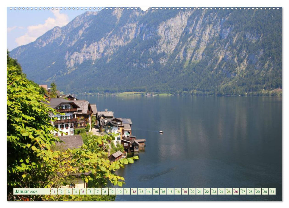 Hallstatt, Marktgemeinde am Hallstätter See (CALVENDO Wandkalender 2025)