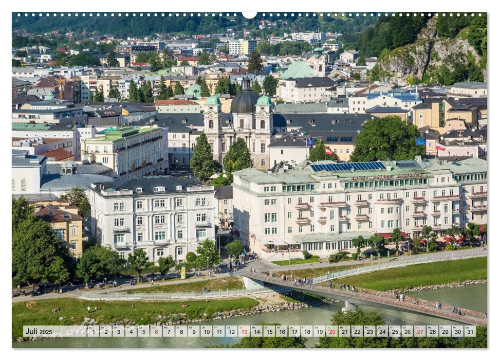 SALZBURG Blicke auf die Mozartstadt (CALVENDO Premium Wandkalender 2025)