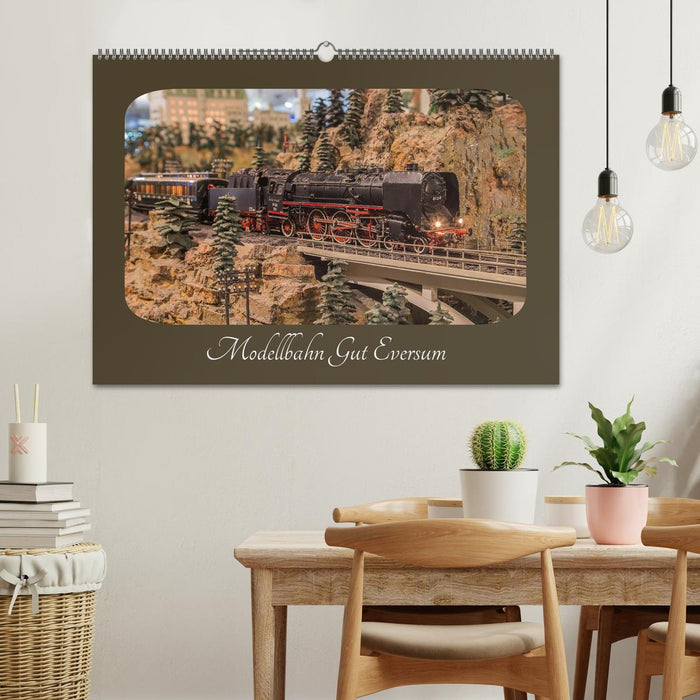 Modellbahn Gut Eversum (CALVENDO Wandkalender 2025)