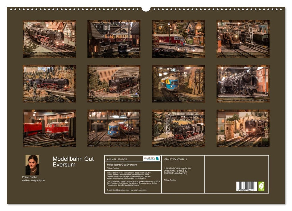 Modellbahn Gut Eversum (CALVENDO Wandkalender 2025)