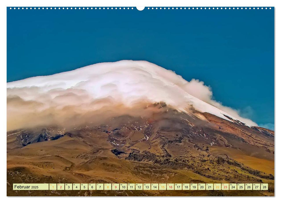 Vulkane - imposant und bedrohlich (CALVENDO Wandkalender 2025)