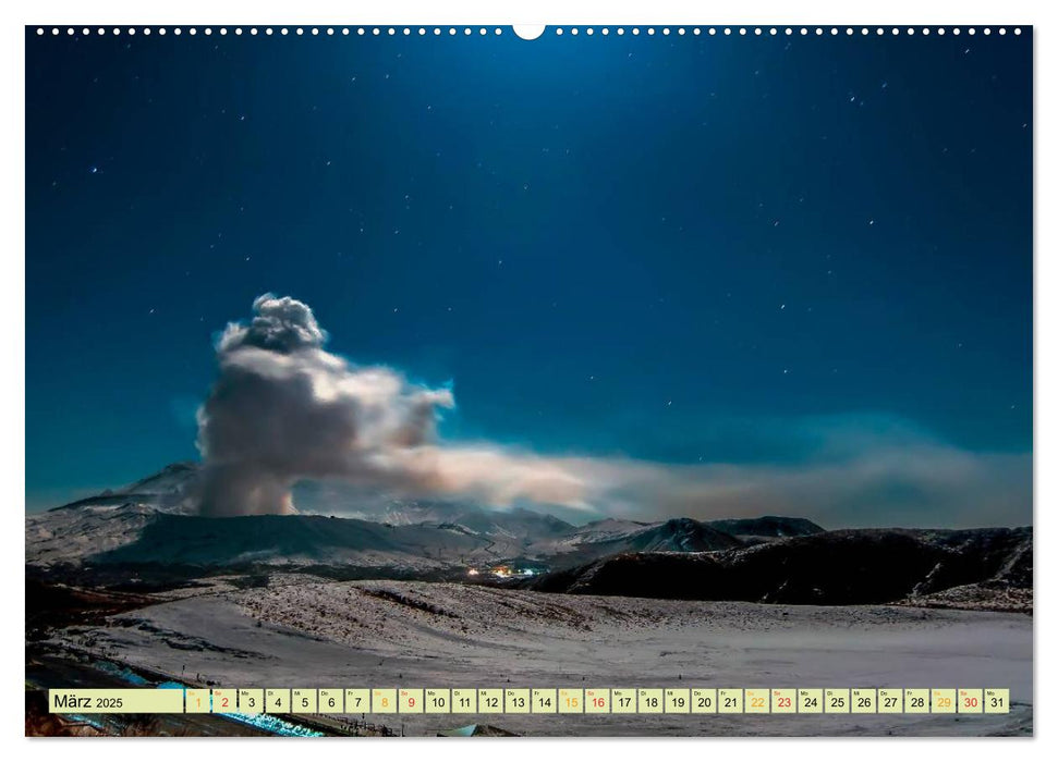Vulkane - imposant und bedrohlich (CALVENDO Wandkalender 2025)