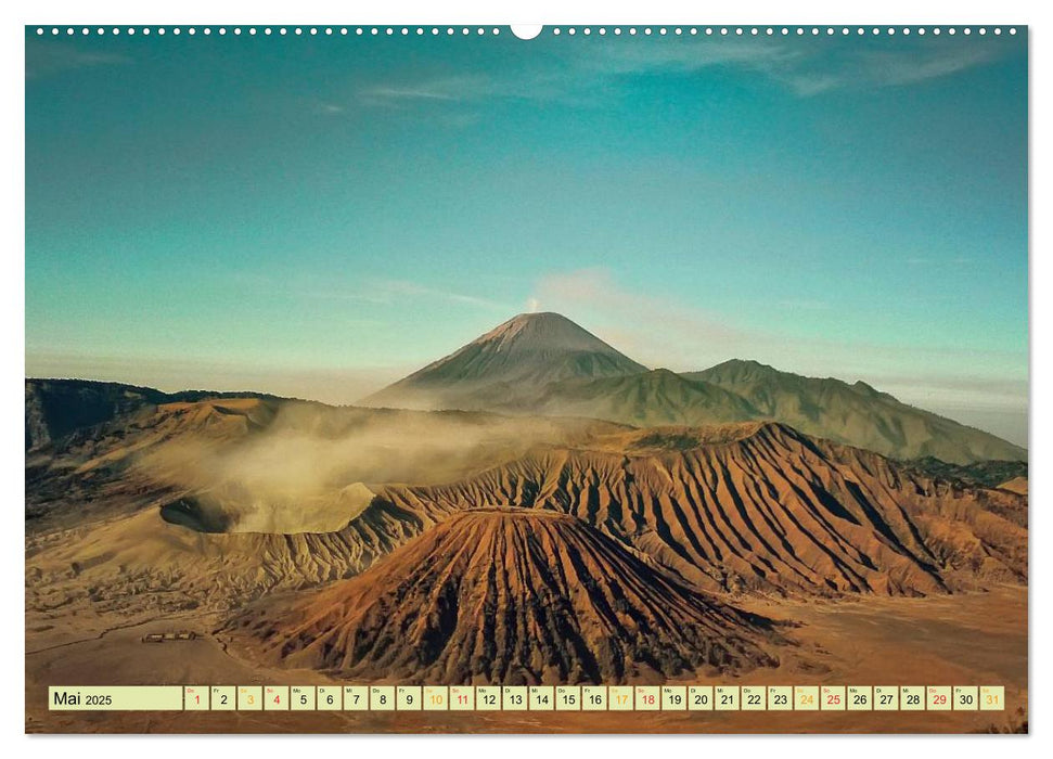 Vulkane - imposant und bedrohlich (CALVENDO Wandkalender 2025)