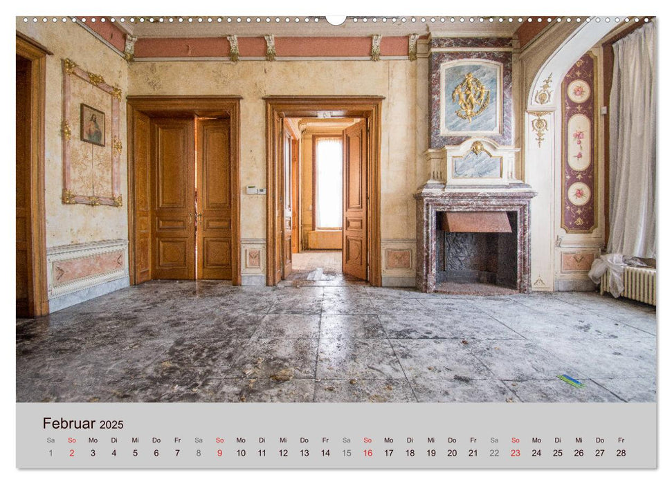 Lost Places - Schönheit des Verfalls (CALVENDO Wandkalender 2025)